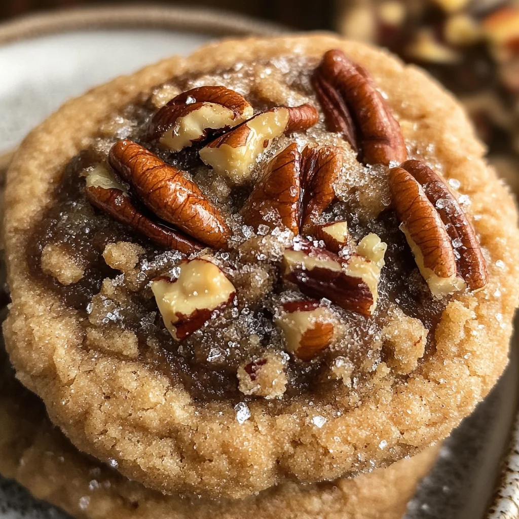 Vegan Pecan Pie Cookies