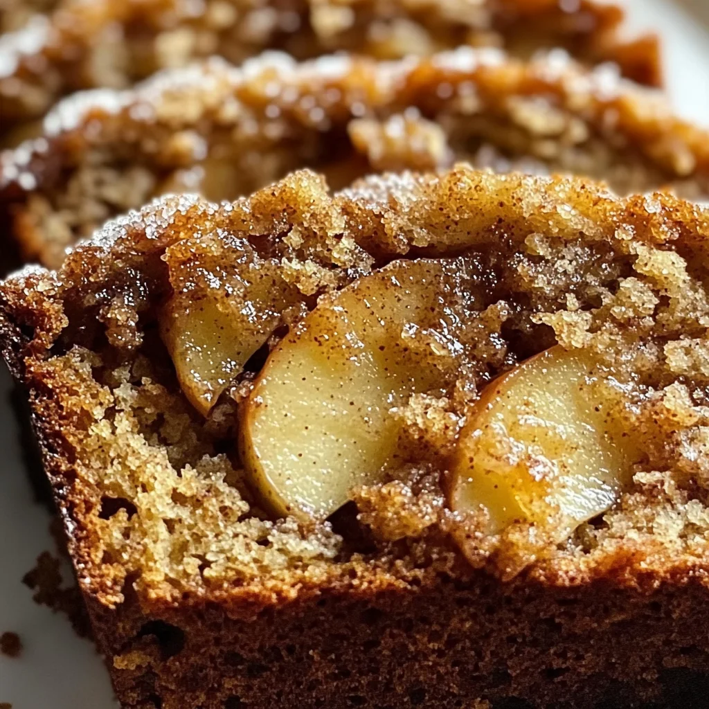 Warm Cinnamon-Spiced Apple Bread