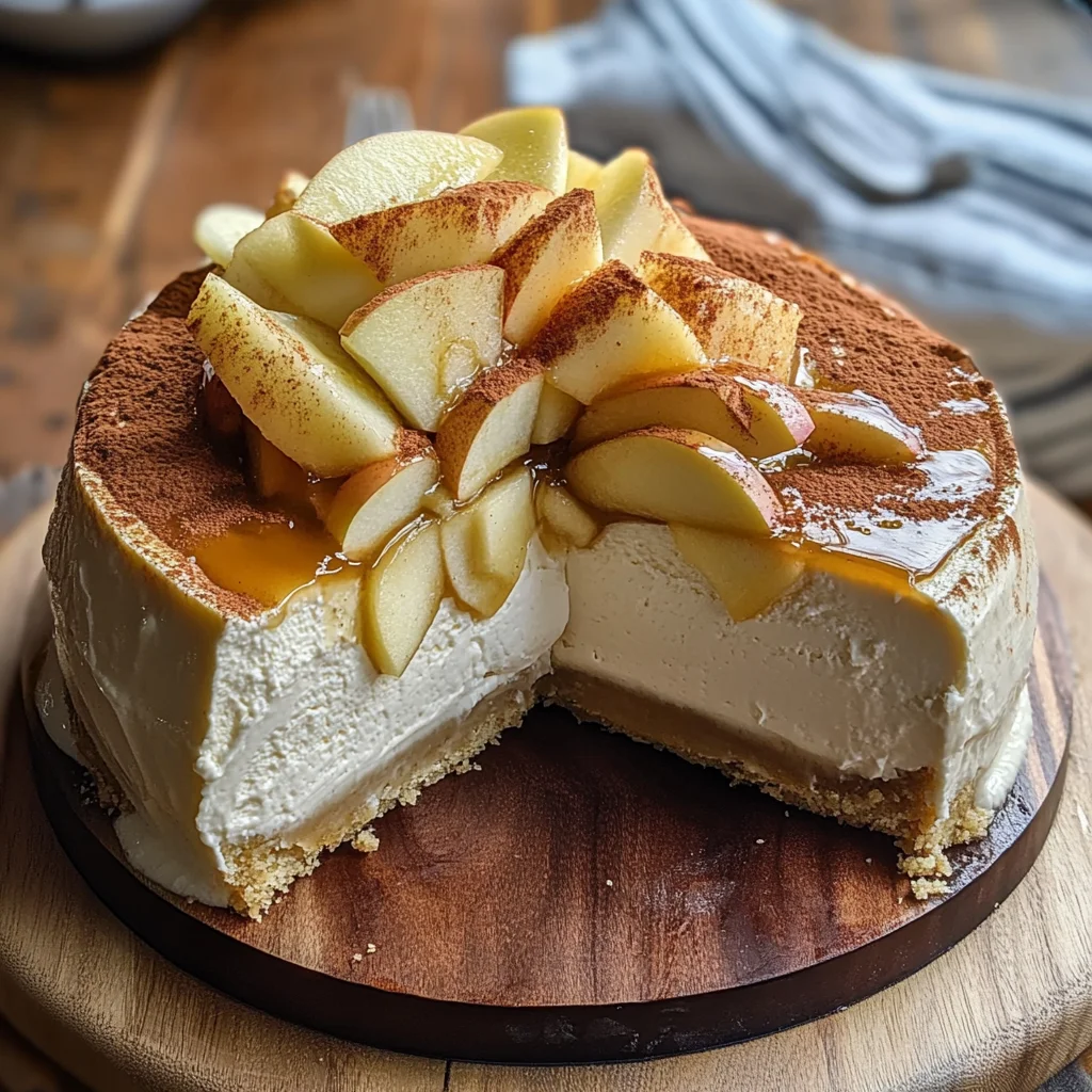 Apple Cider Cheesecake
