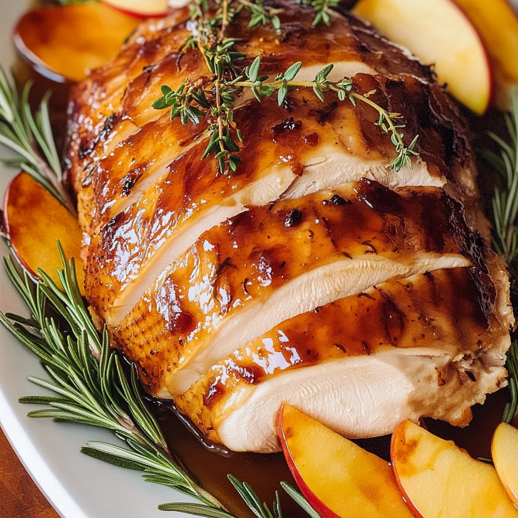 Apple Cider Glazed Turkey Breast