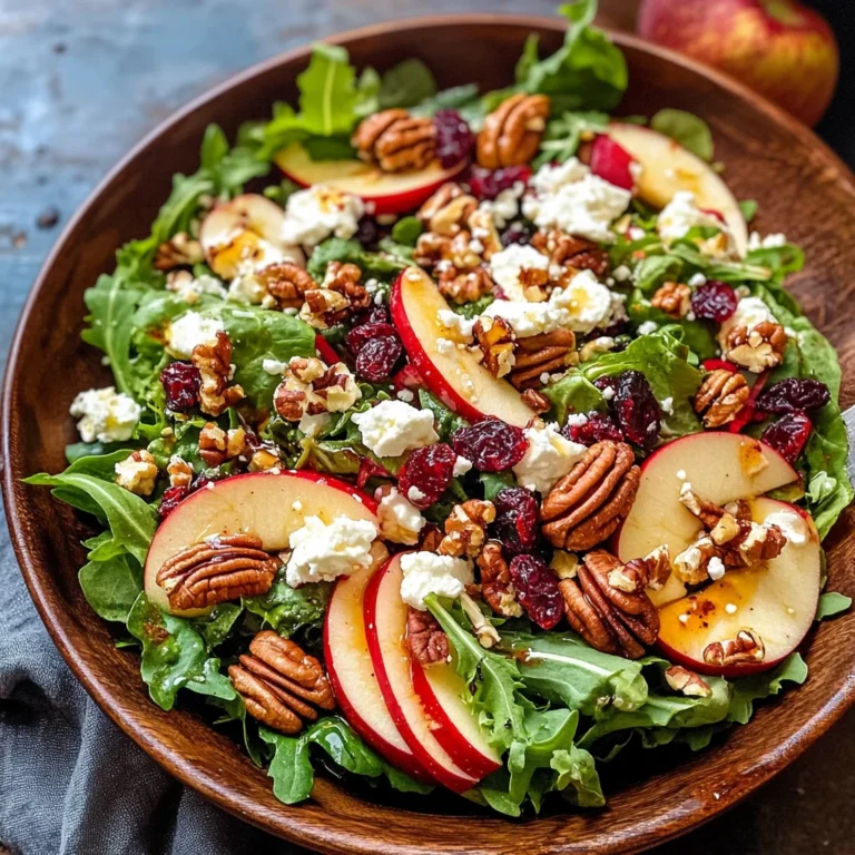 Autumn Harvest Honeycrisp Apple and Feta Salad