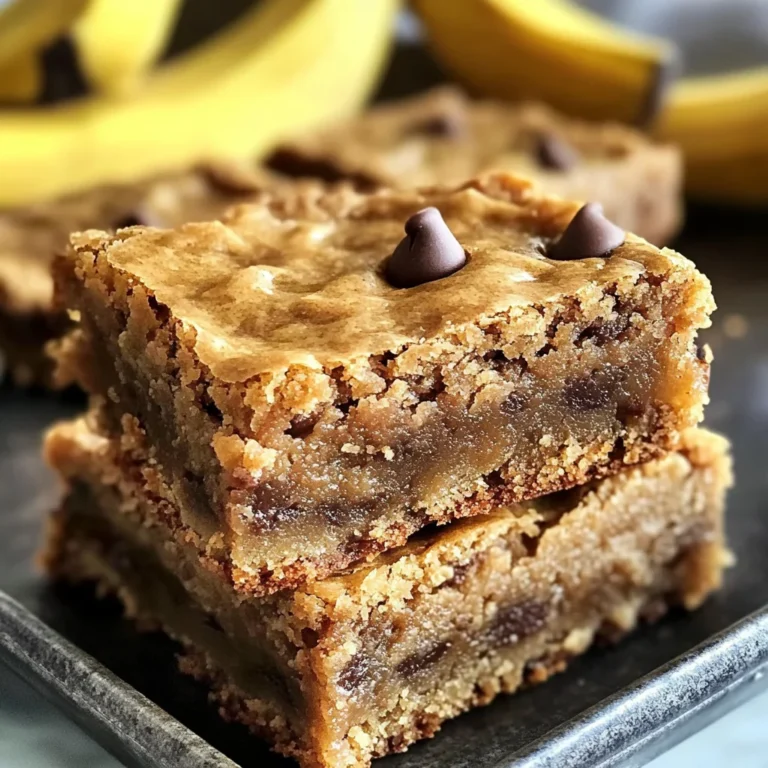 Banana Blondies: 7 Simple Banana Dessert Recipes to Love