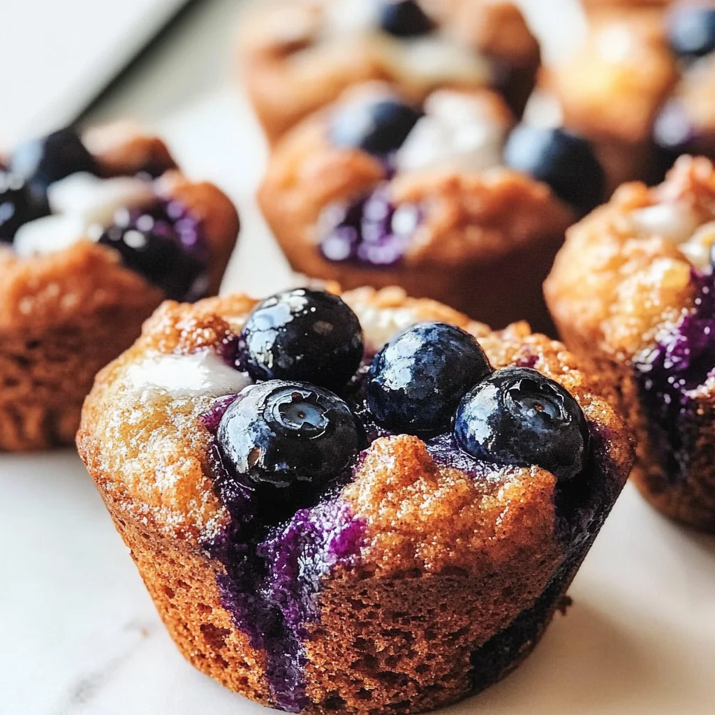 Blueberry Monkey Bread Muffins