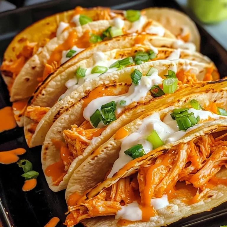 Buffalo Chicken Tacos Recipe