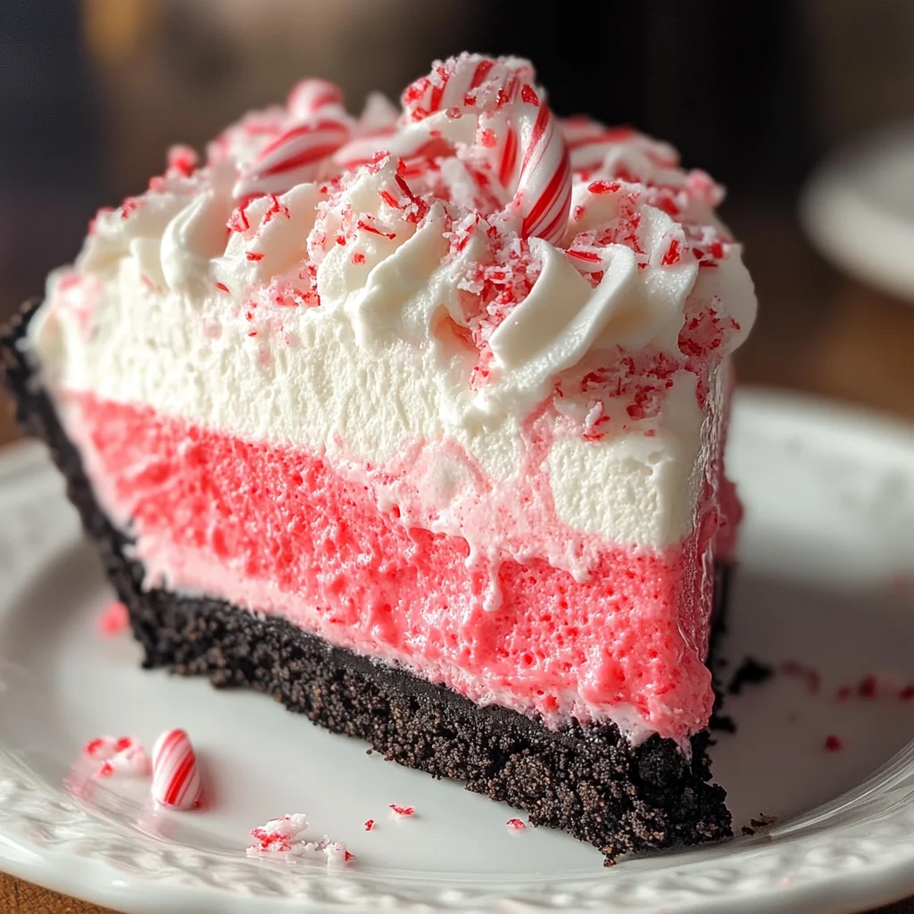 Candy Cane Pie