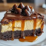 Caramel Brownie Cheesecake