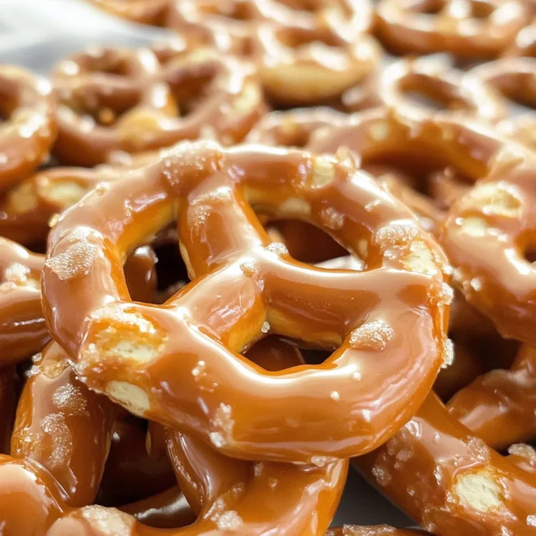 Caramel Pretzels