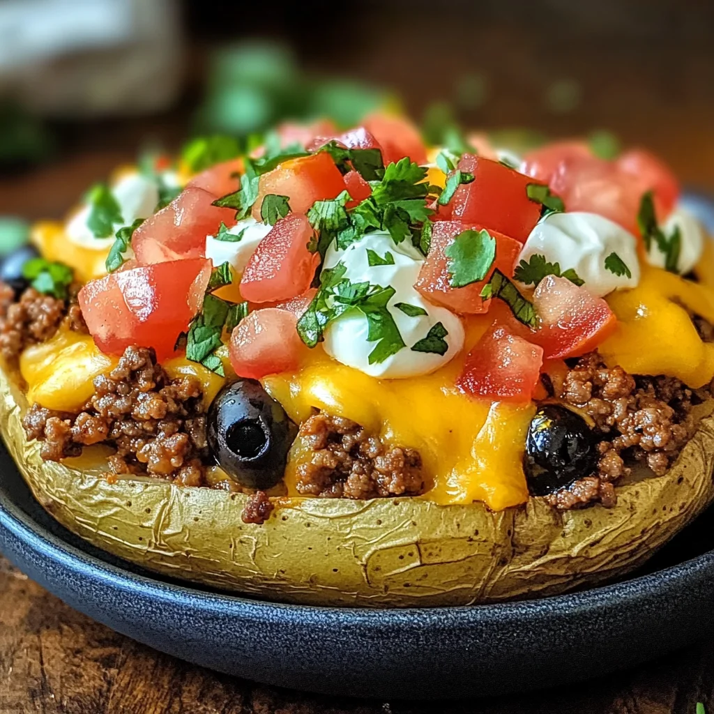 Cheesy Taco Potatoes