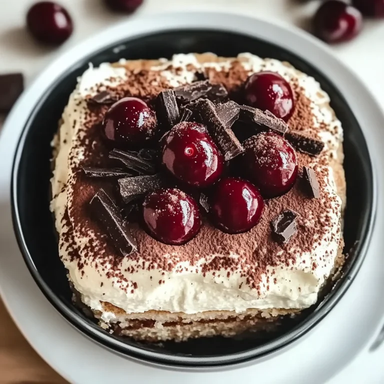 Cherry Amaretto Tiramisu