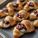 Cranberry Cream Cheese Crescent Bites