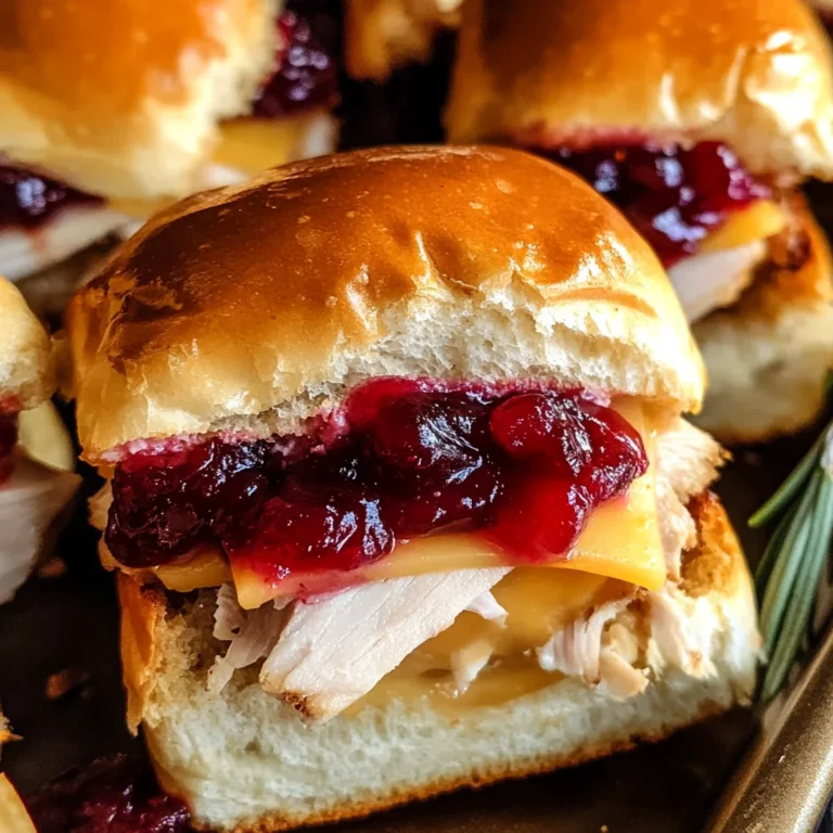 Cranberry Turkey Sliders