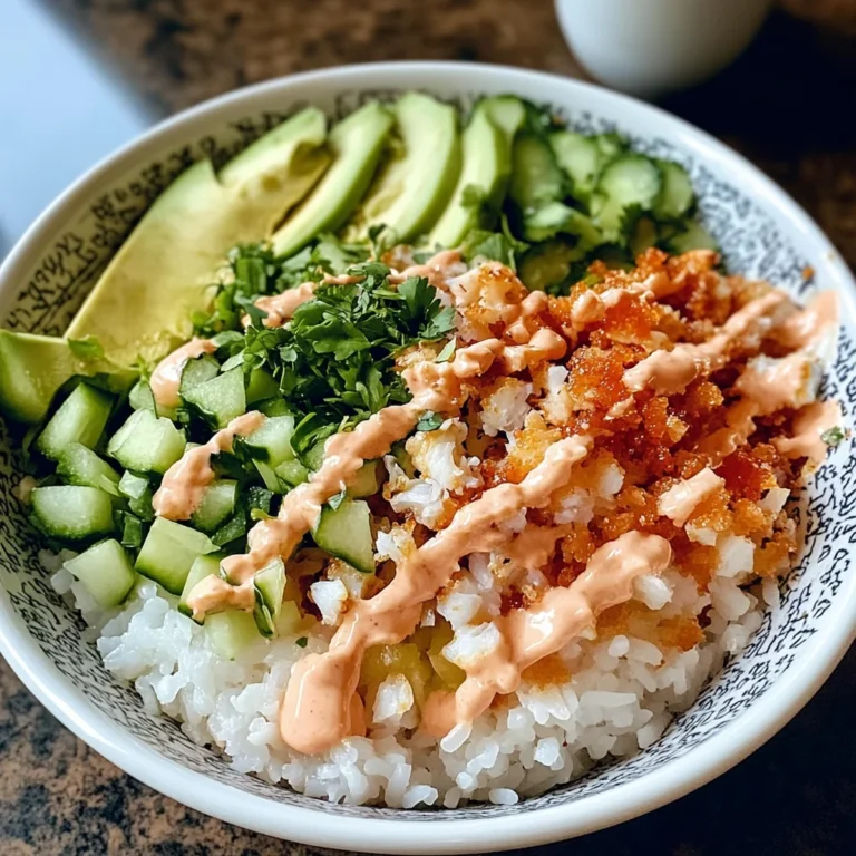 Crunch Roll Sushi Bowl