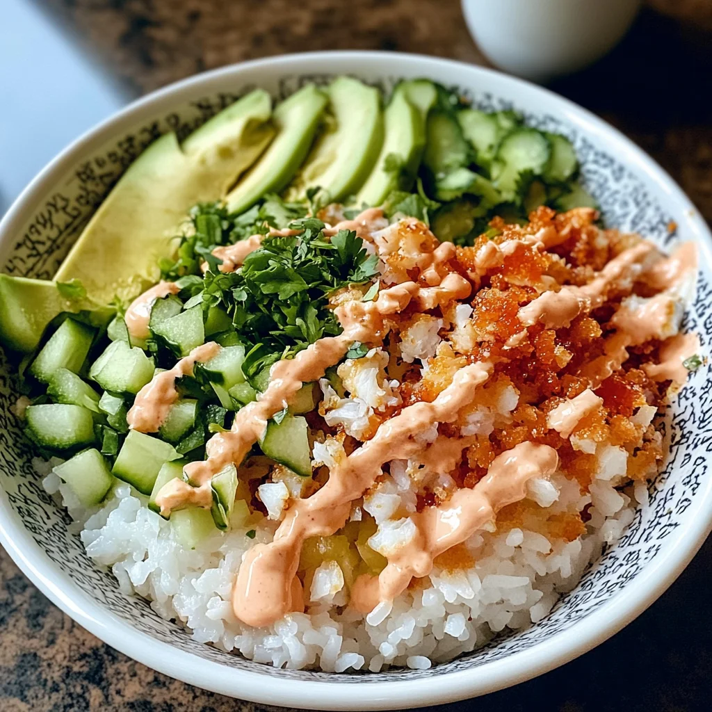 Crunch Roll Sushi Bowl