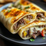 Delicious Keto Philly Cheesesteak Roll Ups