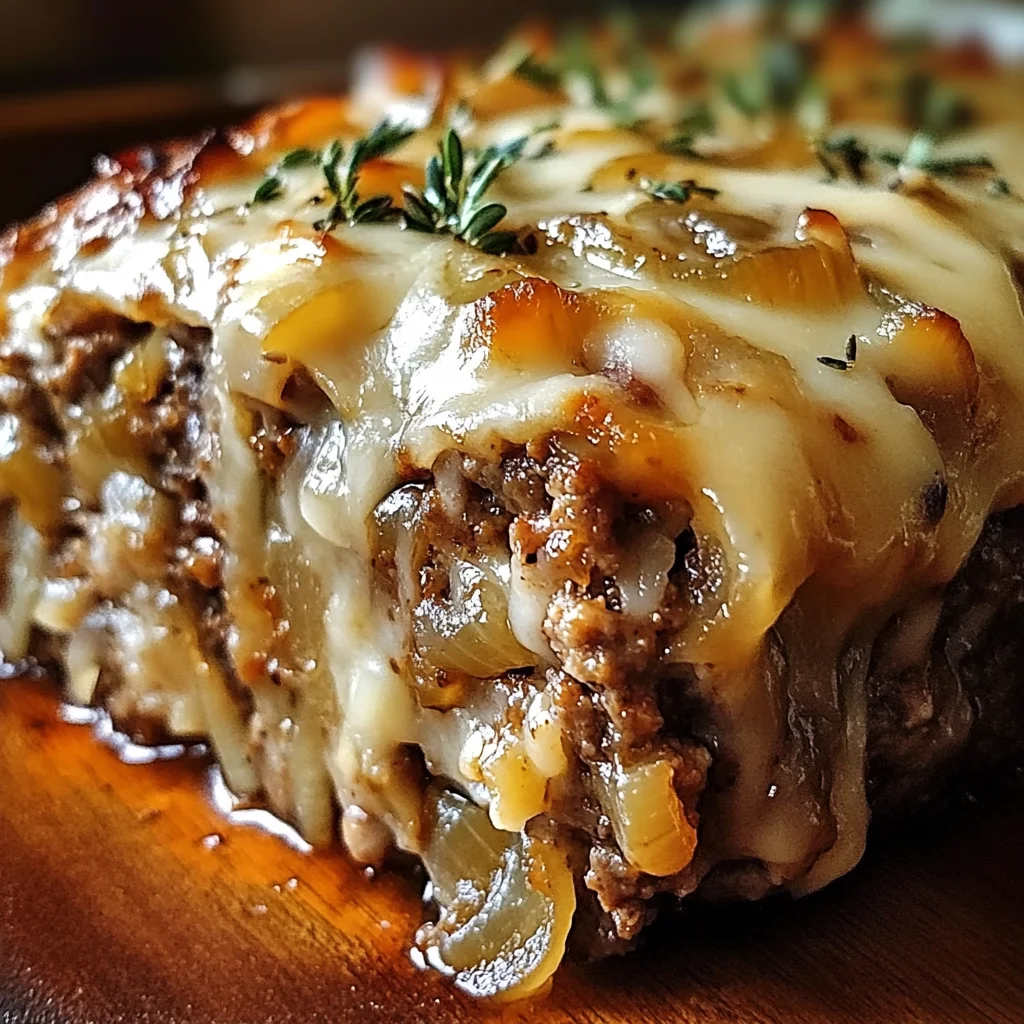 French Onion Meatloaf