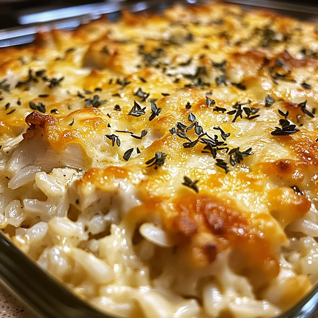 Garlic Butter Chicken and Rice Casserole 30 Minutes Easy Delicious