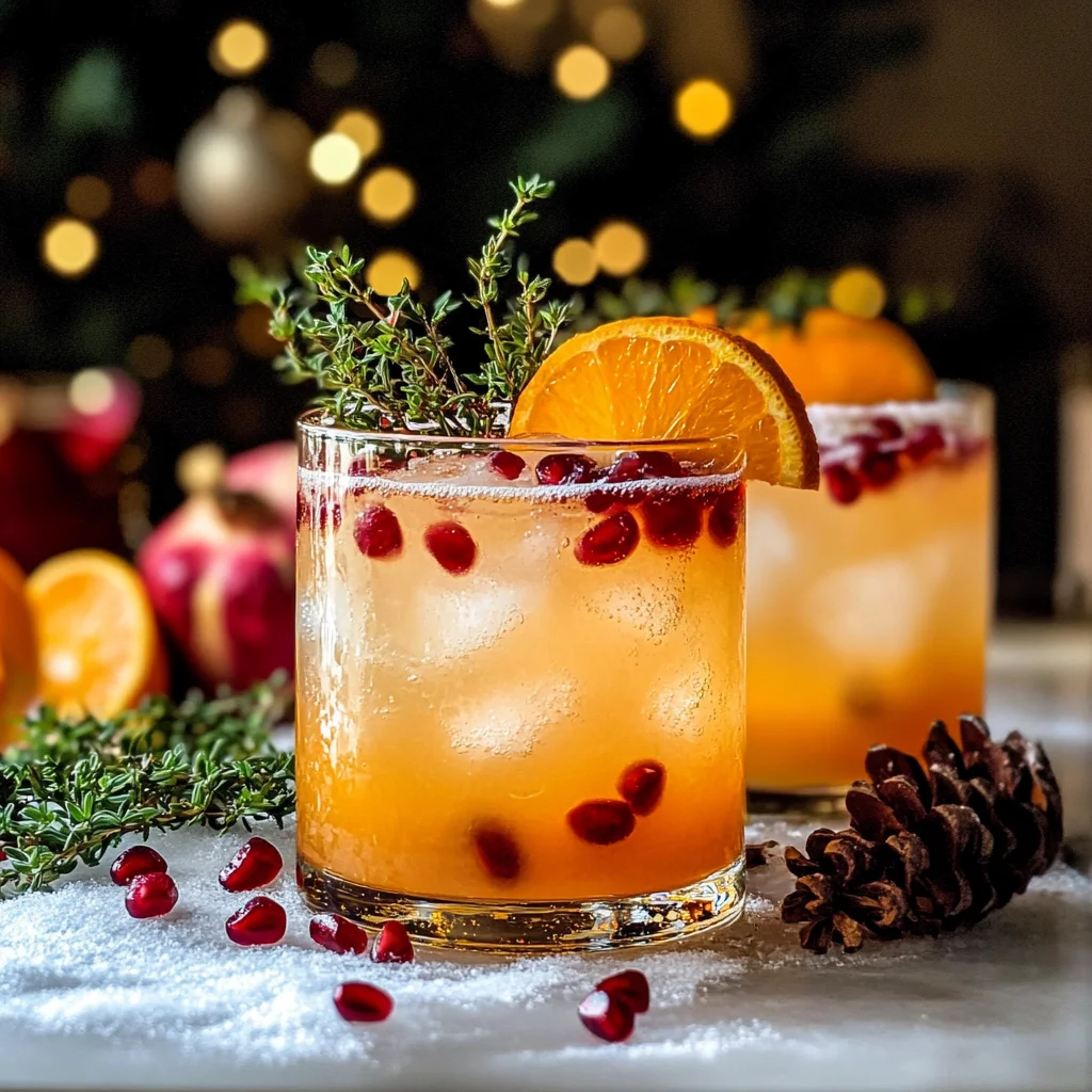 Holly Jolly Christmas Citrus Cocktail