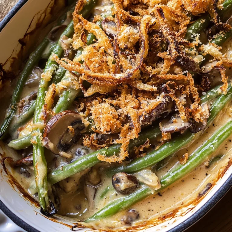 Homemade Green Bean Casserole