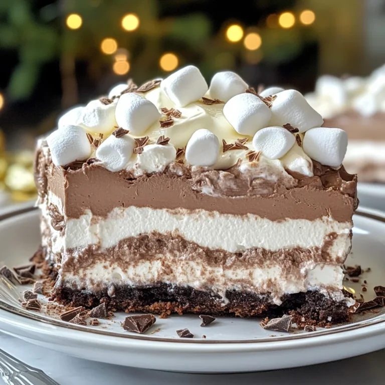 Hot Chocolate Lasagna