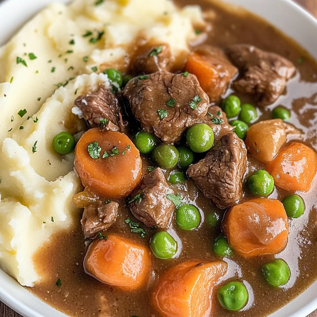 Irish Stew With Mashed Potatoes