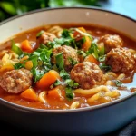 Italian Meatball Soup: Comfort in a Bowl
