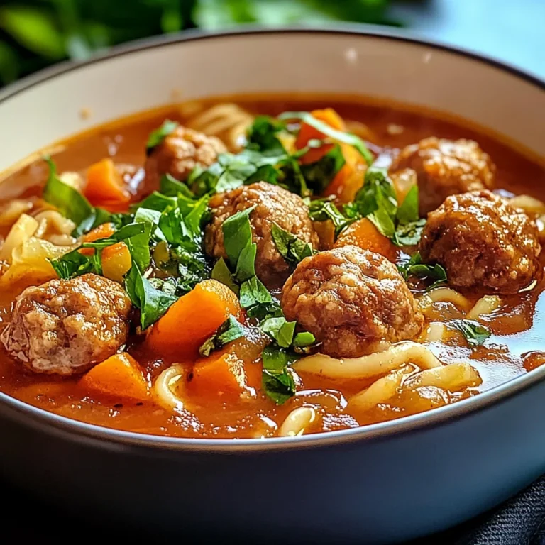 Italian Meatball Soup: Comfort in a Bowl