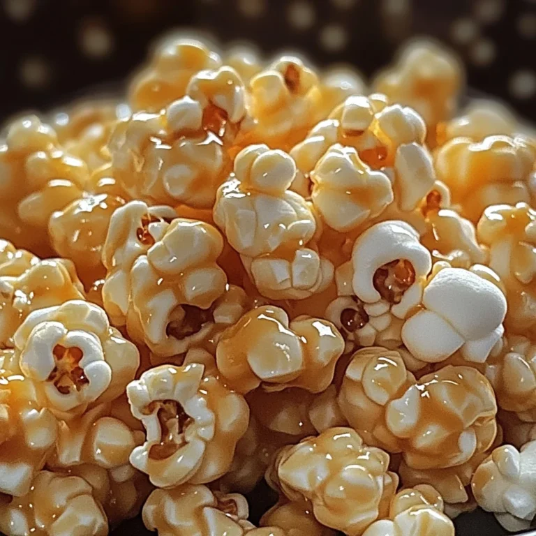 Marshmallow Caramel Corn
