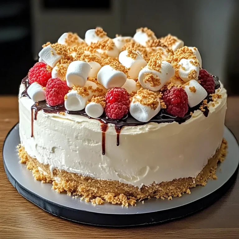 Marshmallow Whip Cheesecake : No-Bake Dream Dessert