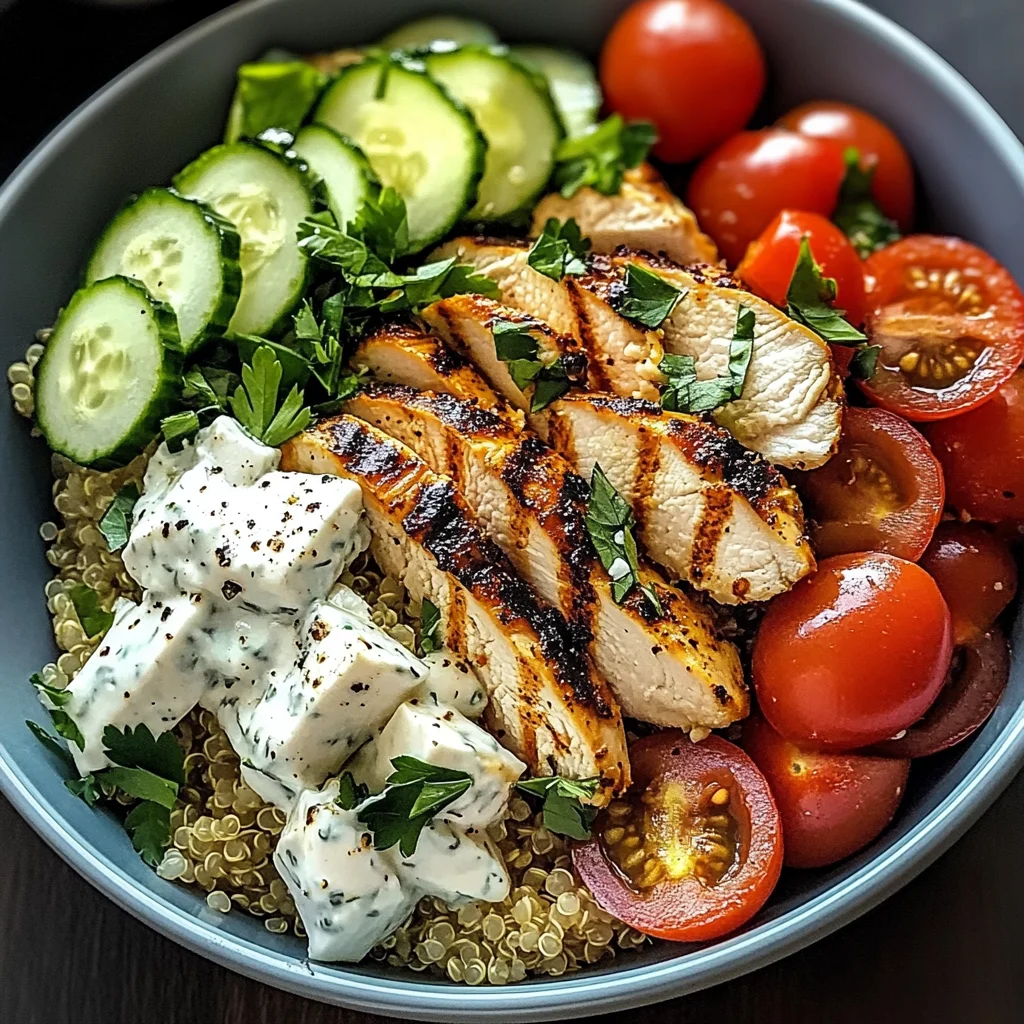 Mediterranean Chicken Bowls