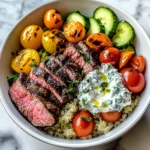 Mediterranean Steak Bowl Recipe