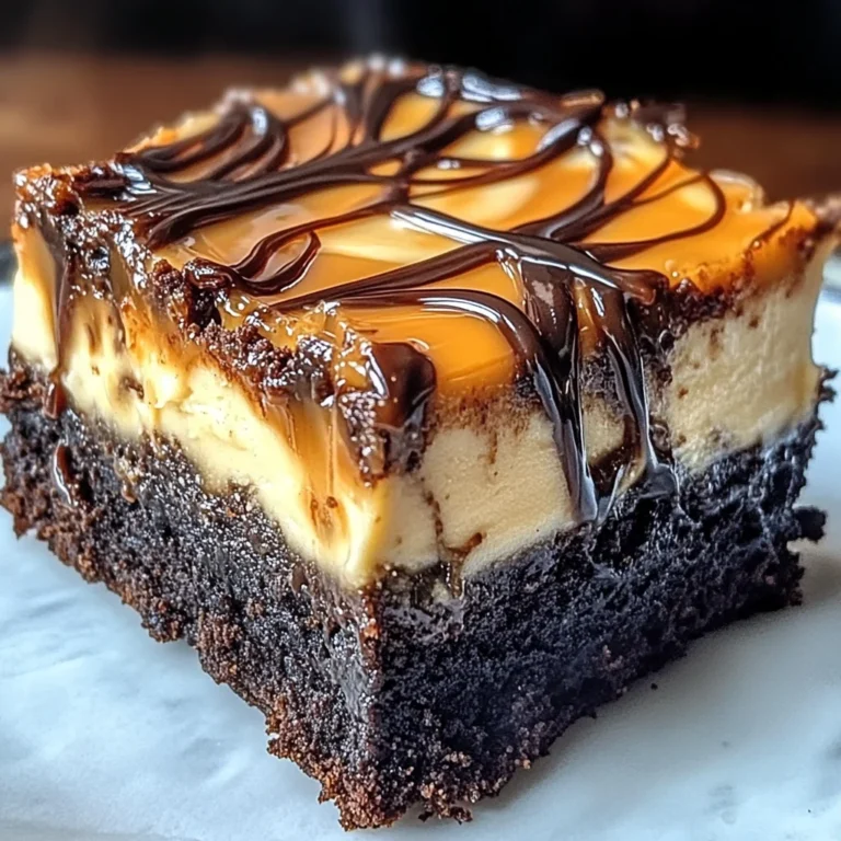 Milky Way Caramel Cheesecake Brownies