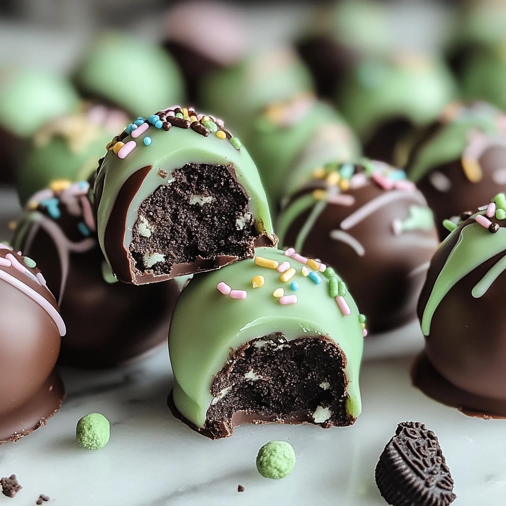 Mint Oreo Truffles