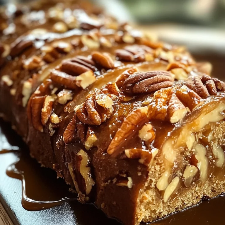 Nana’s 3-Ingredient Pecan Log
