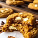 Pumpkin White Chocolate Chip Cookies