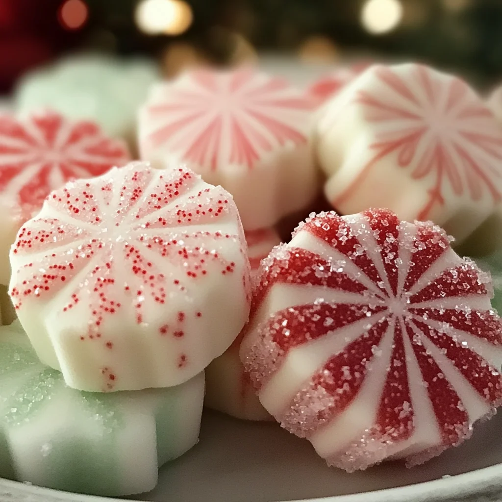 Soft Christmas Peppermints (Old-Fashioned Butter Mints)