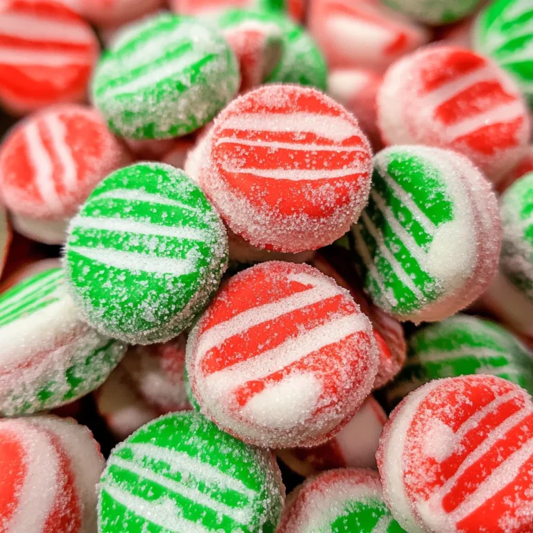 Soft Christmas Peppermints – Melt-In-Your-Mouth Delights