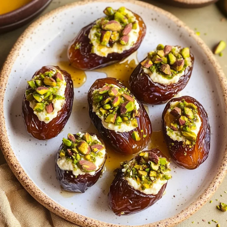 St. Patrick’s Day Treat: Honey Pistachio Ricotta Stuffed Dates