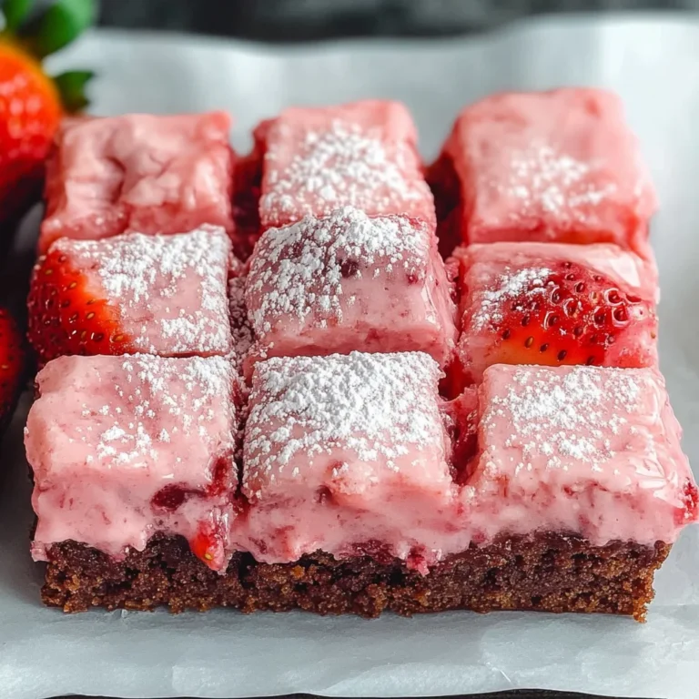 Strawberry Brownies