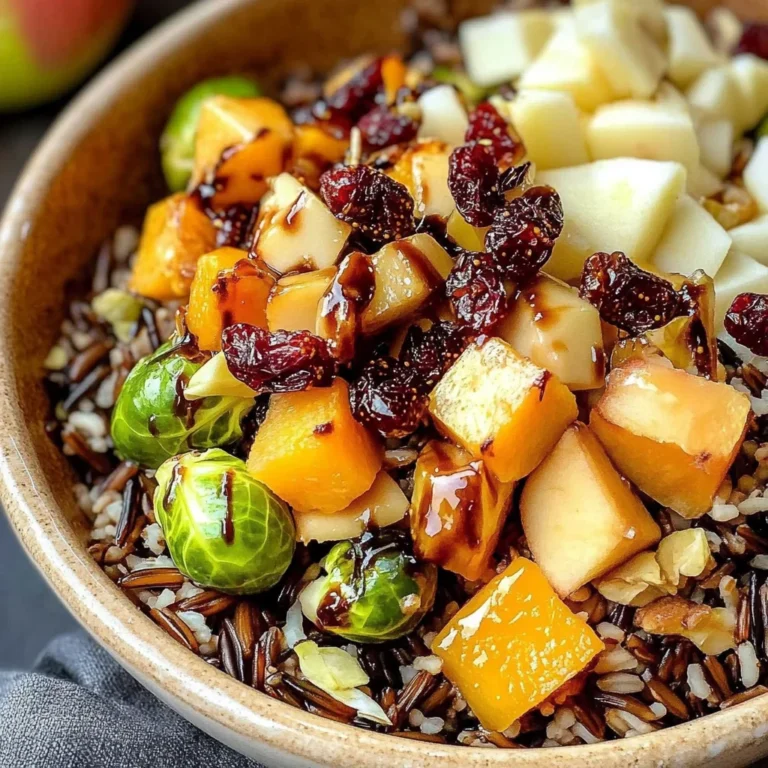 Wild Rice Harvest Bowls with Fig Balsamic Vinaigrette