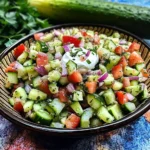 crisp cucumber salsa
